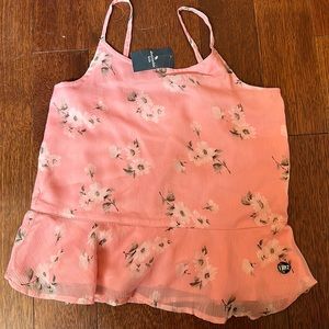 Abercrombie Kids pink peplum tank top.  11/12 NWT $20